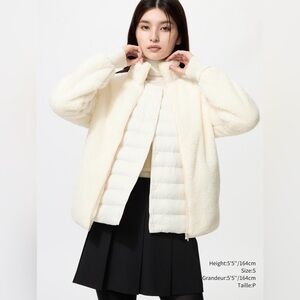 Uniqlo Fluffy Yarn Fleece Full Zip Jacket
